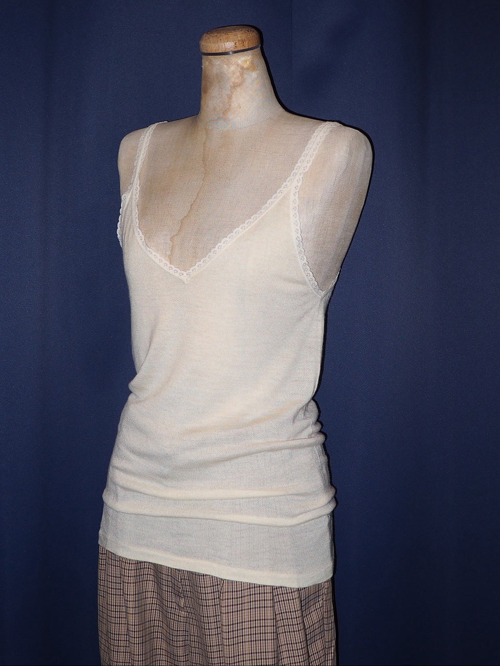 VINTAGE KNIT CREAM CAMISOLE