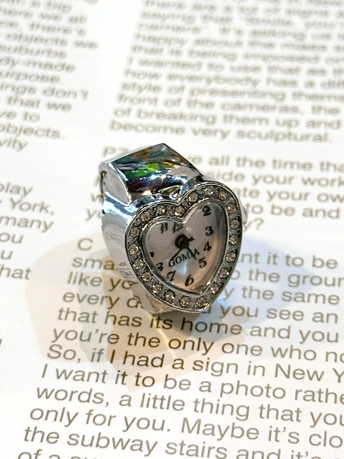 FINGER WACTH RING
