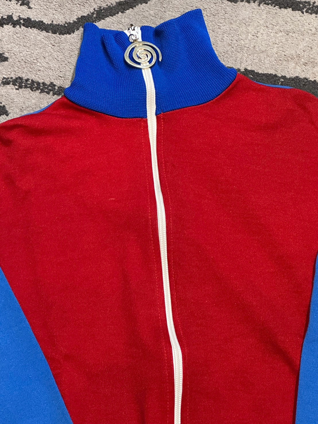 VINTAGE TRACK JACKET RED ×BLUE