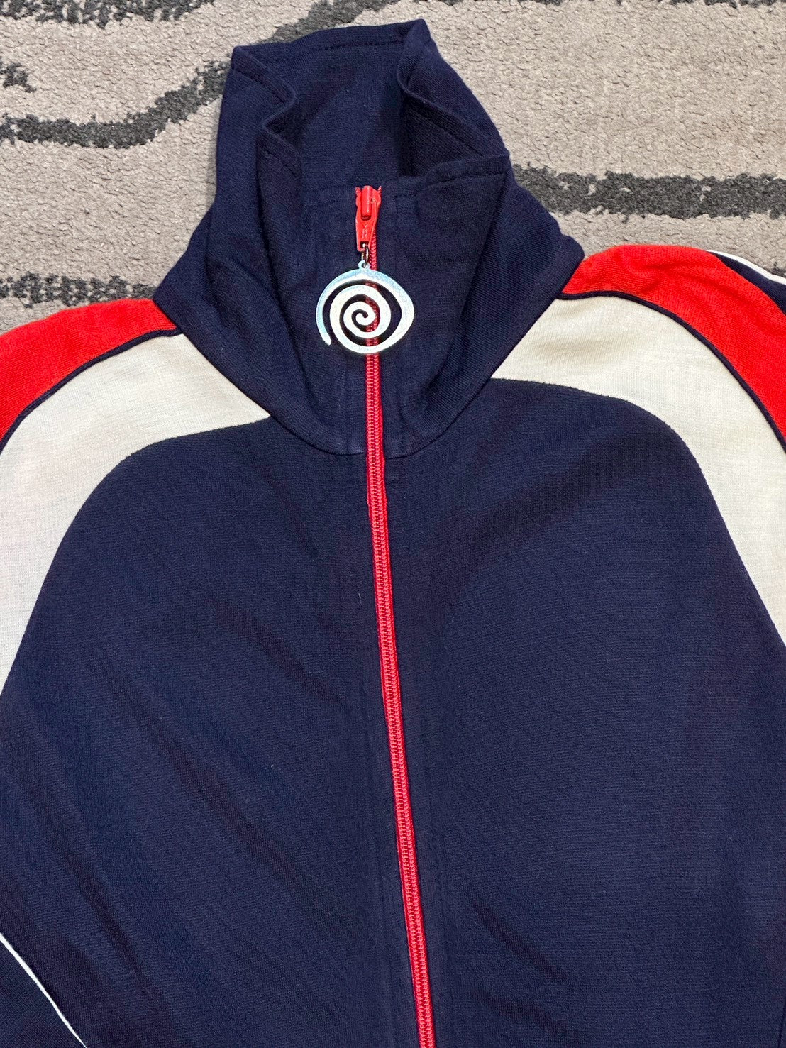 VINTAGE TRACK JACKET NAVY