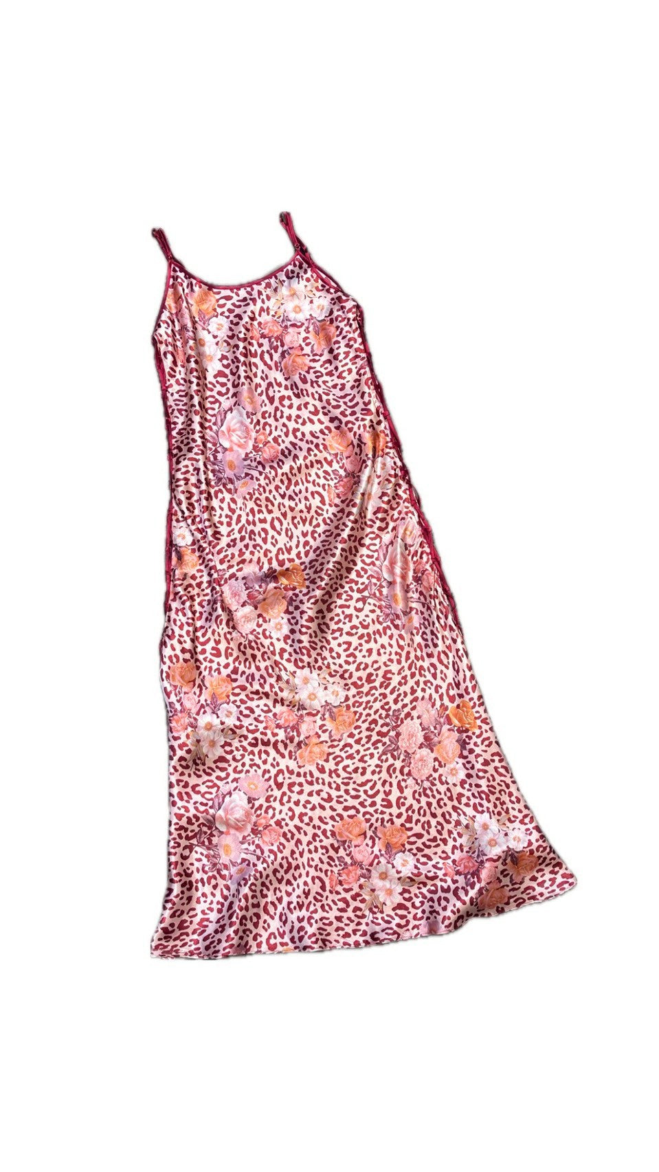 SIDE RIBBON SLIP DRESS