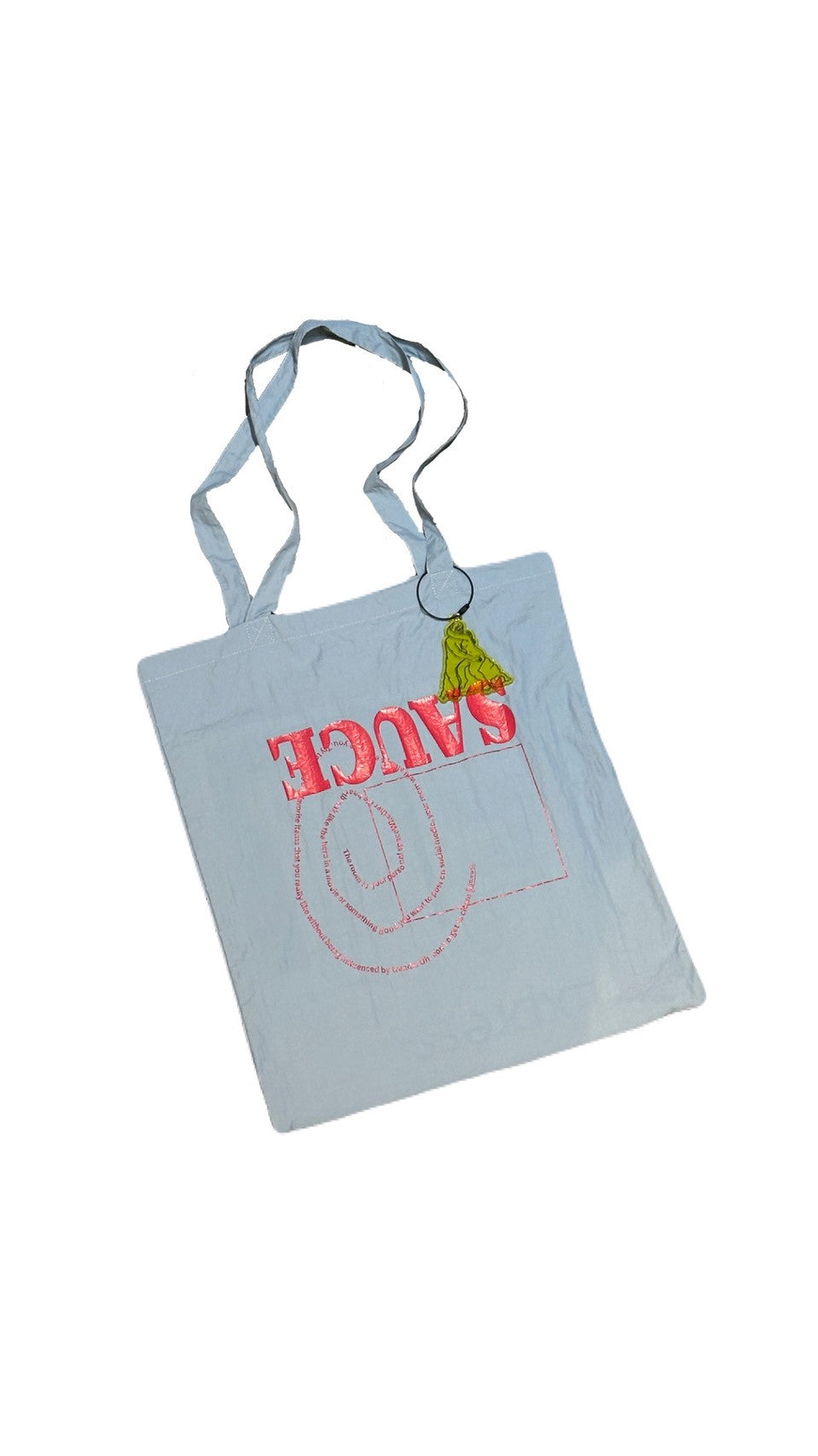SAUCE original "HOUSE SAUCE NYLON TOTE BAG":GRAY