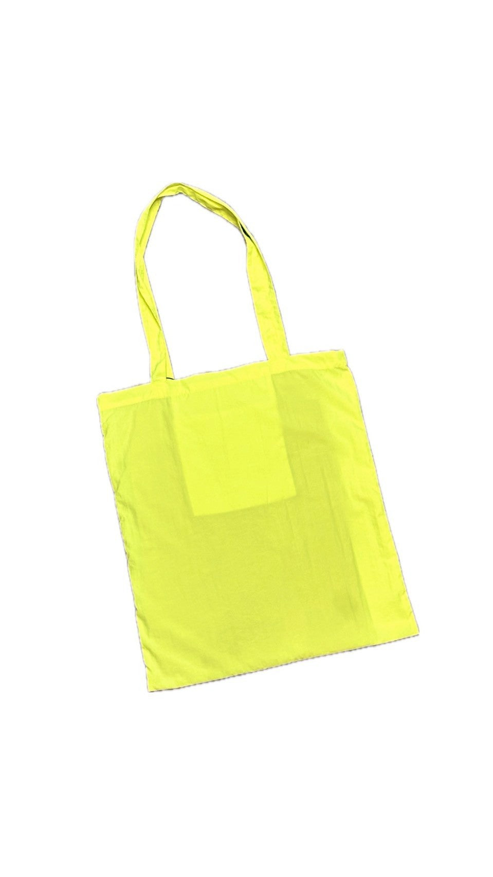 SAUCE original "HOUSE SAUCE NYLON TOTE BAG":NEON YELLOW