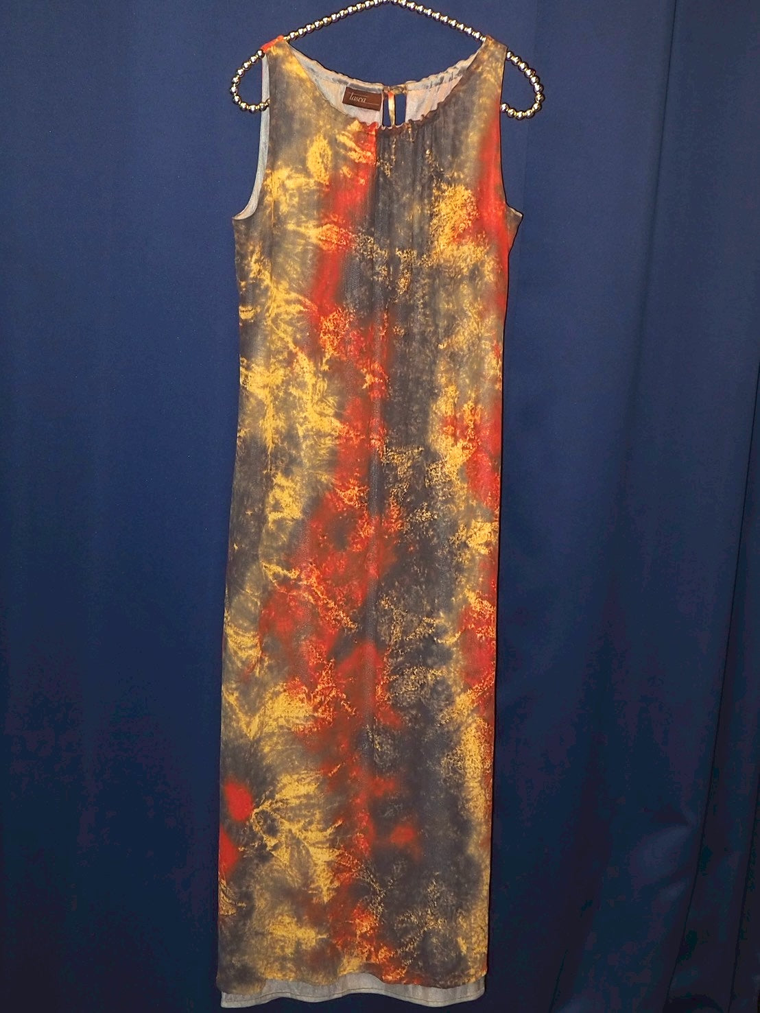 graphic LONG dress
