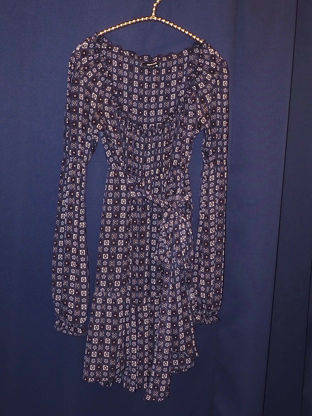 USED Sheer mini dress