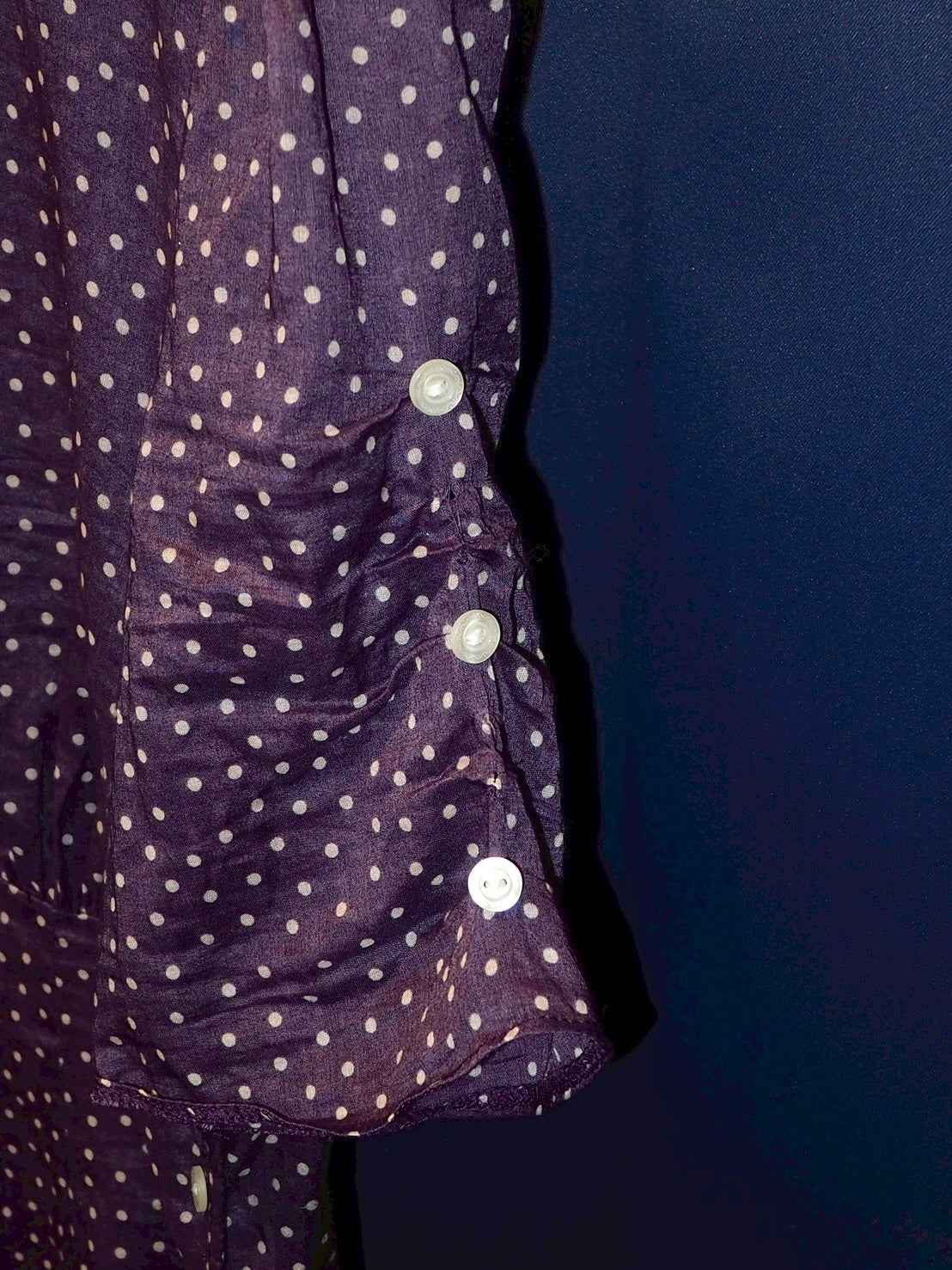 PURPLE DOT blouse