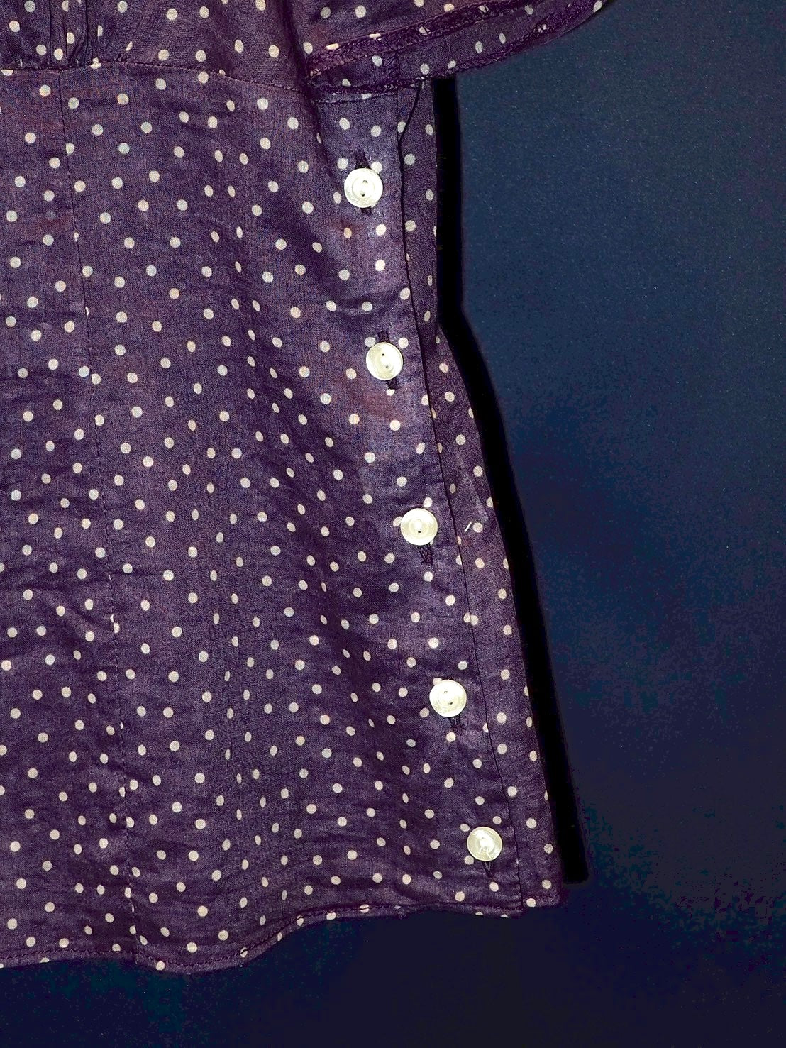 PURPLE DOT blouse