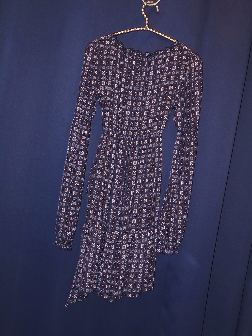 USED Sheer mini dress