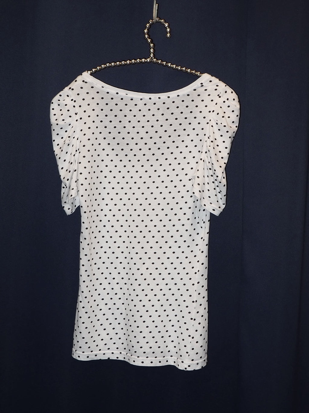 USED dot puff sleeve tops