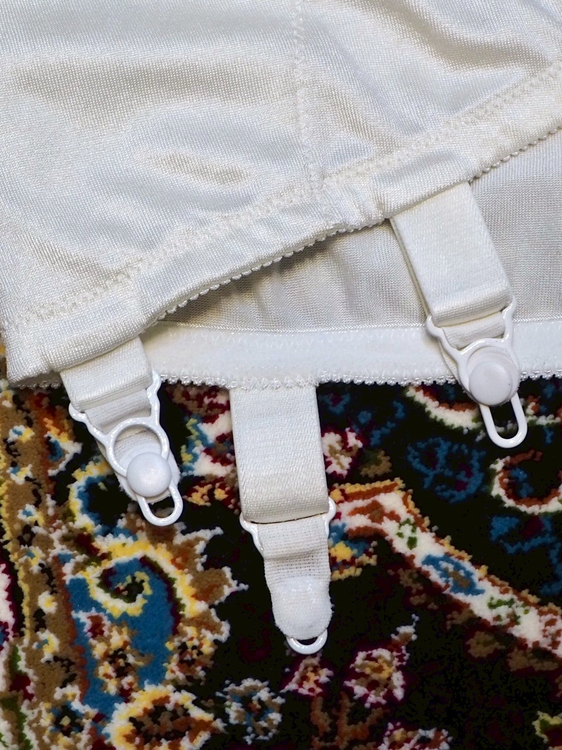 VINTAGE corset skirt flower