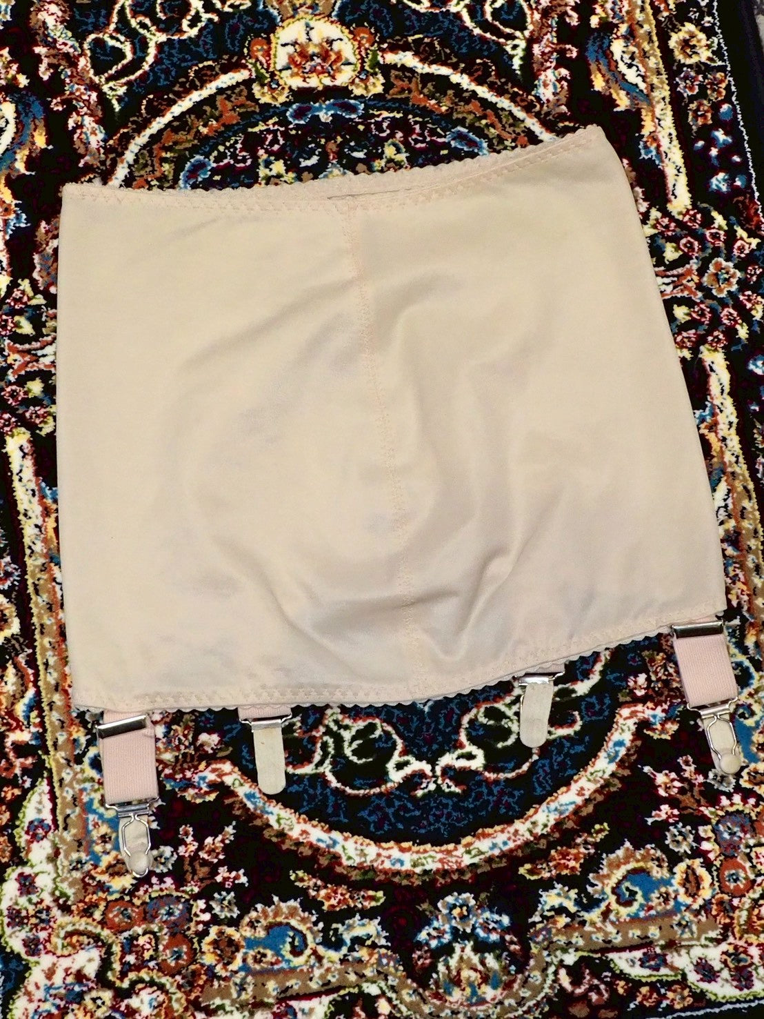 VINTAGE corset skirt beige