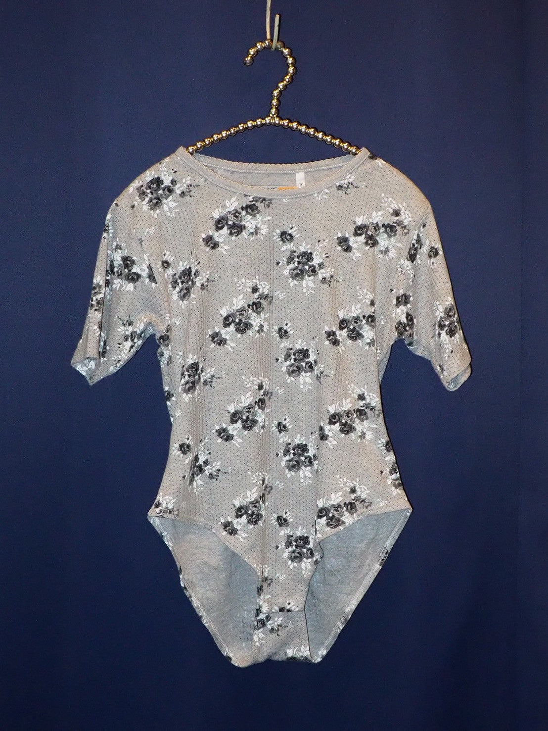 vintage flower leotard