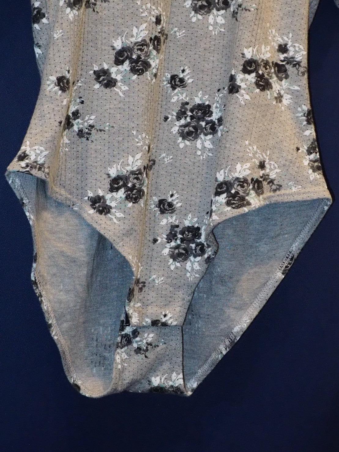 vintage flower leotard