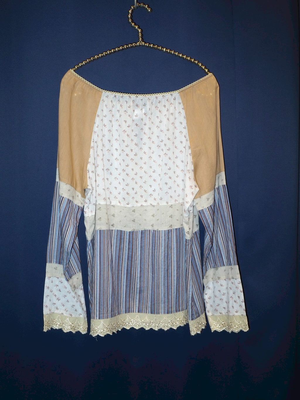 flower patchwork tops