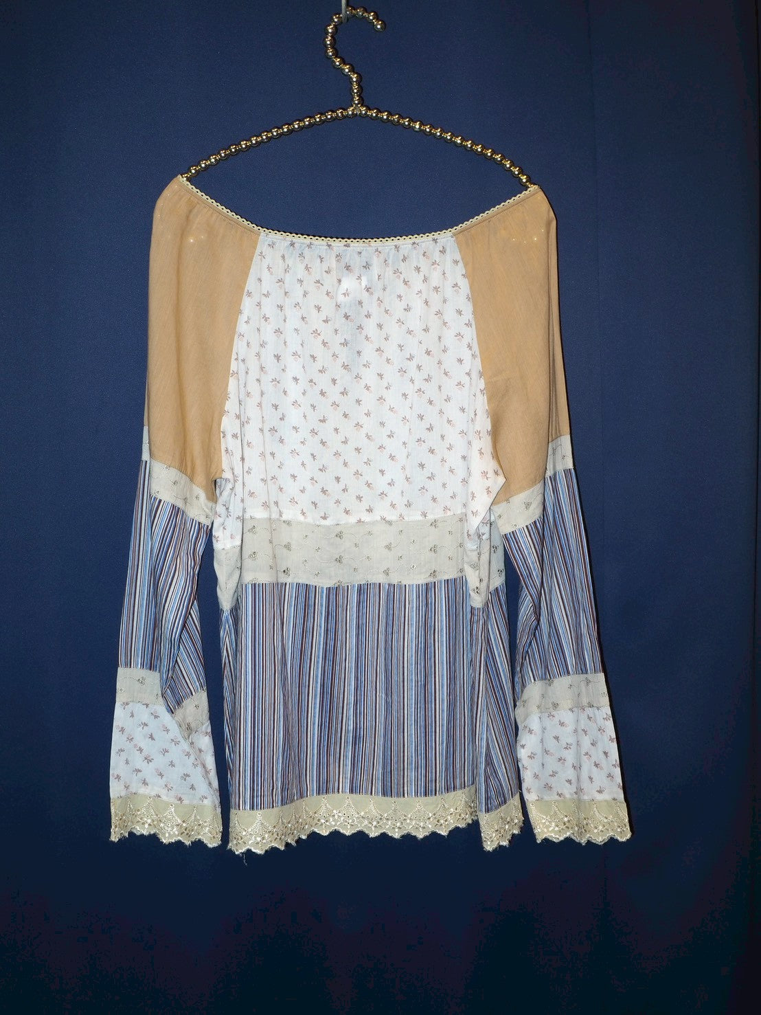 flower patchwork tops