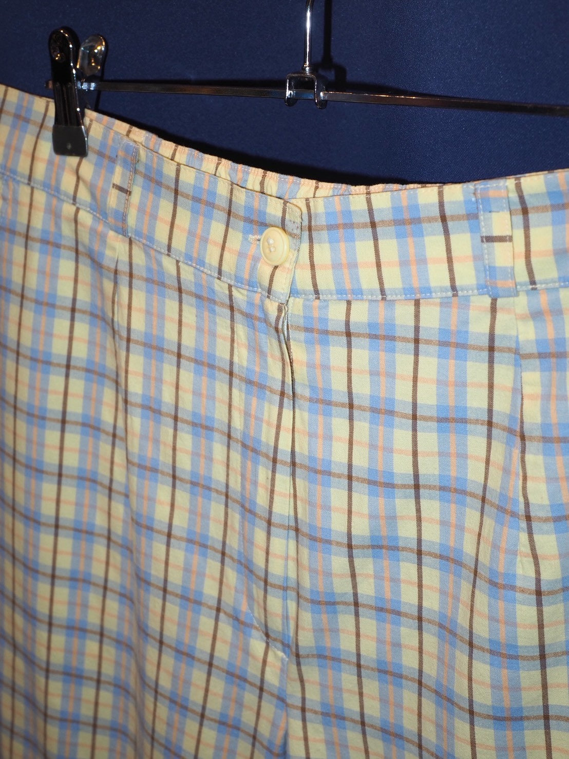 vintage check pants