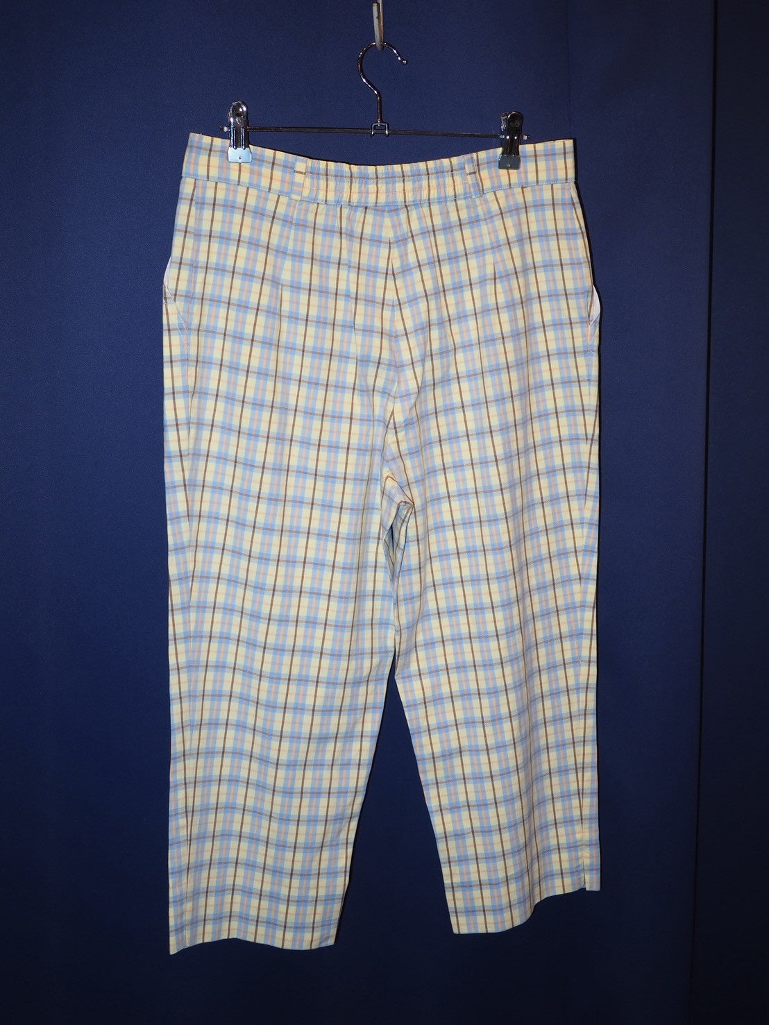 vintage check pants