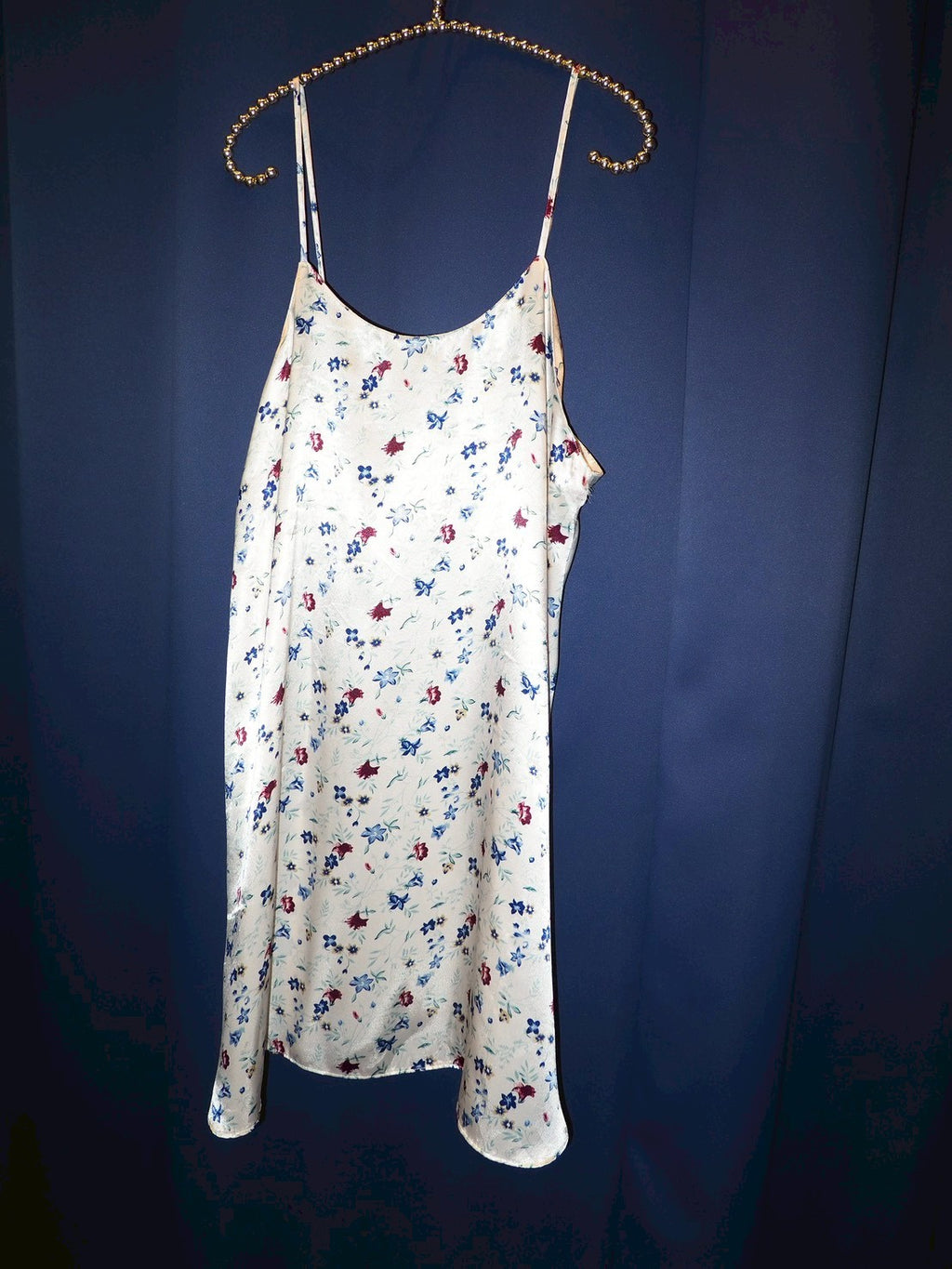 flower print slip dress