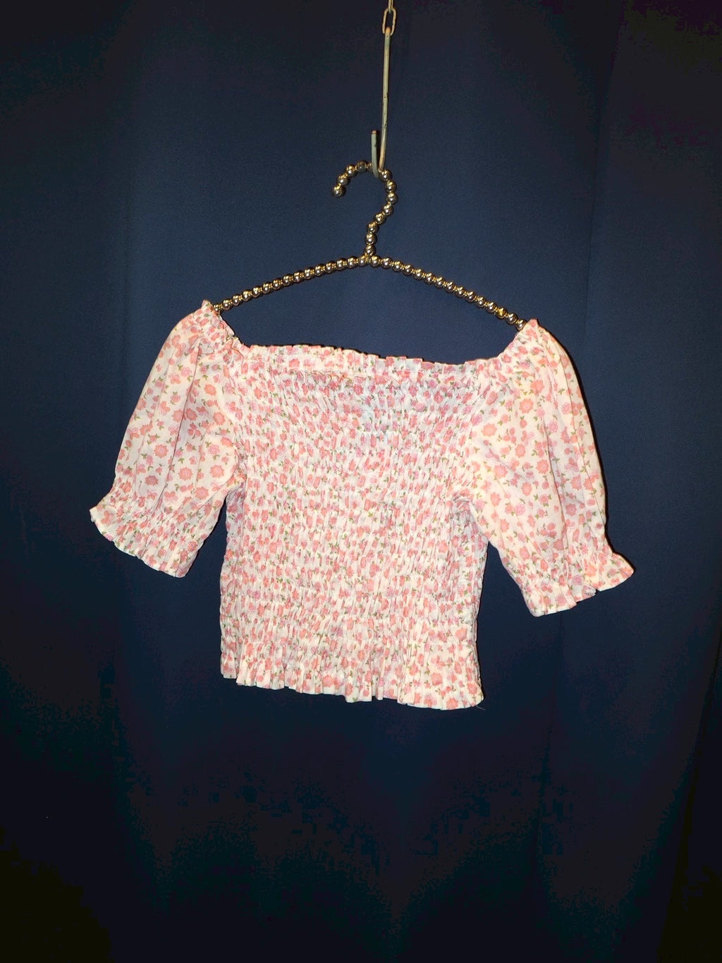 flower offshoulder tops