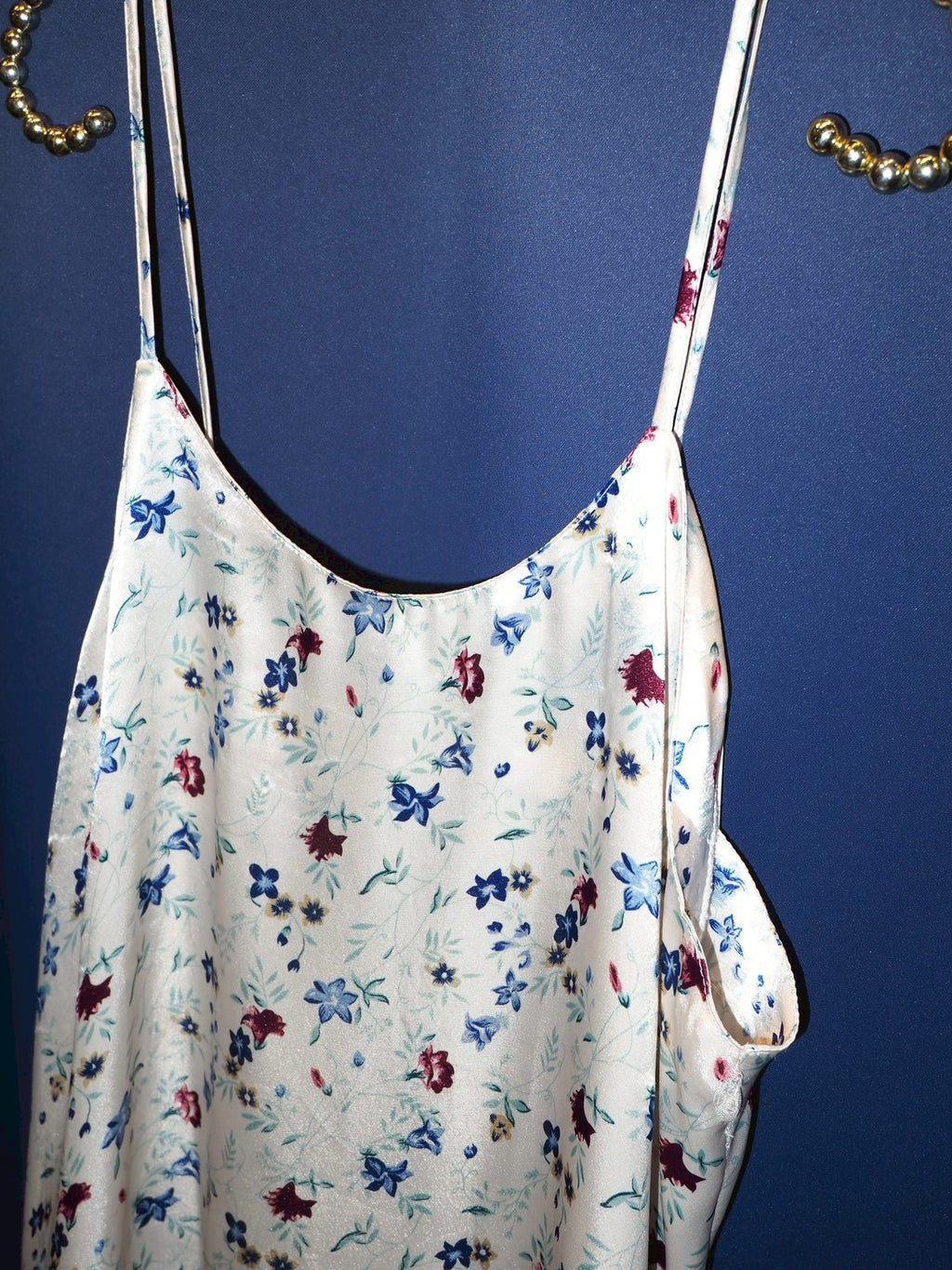 flower print slip dress