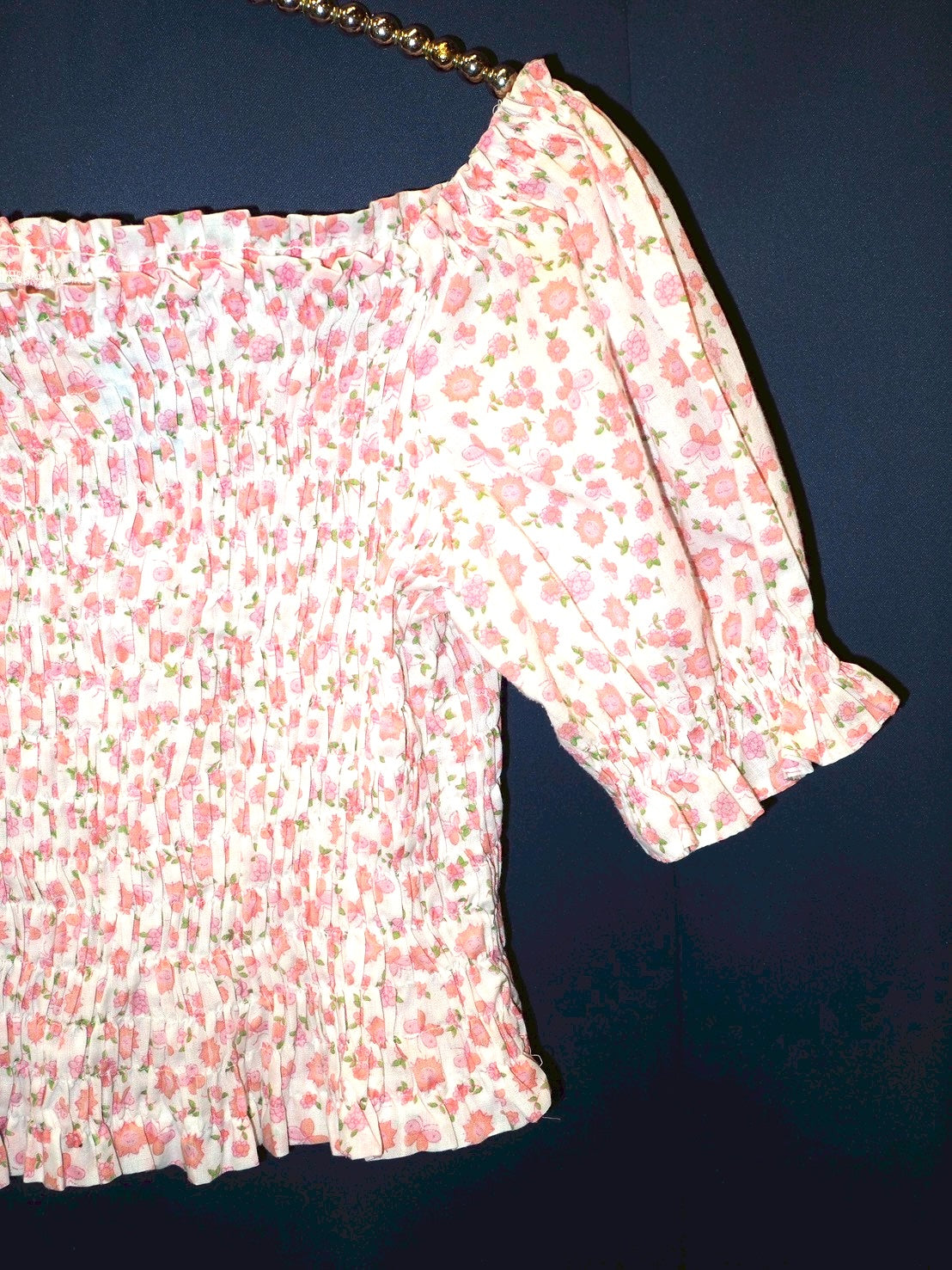 flower offshoulder tops