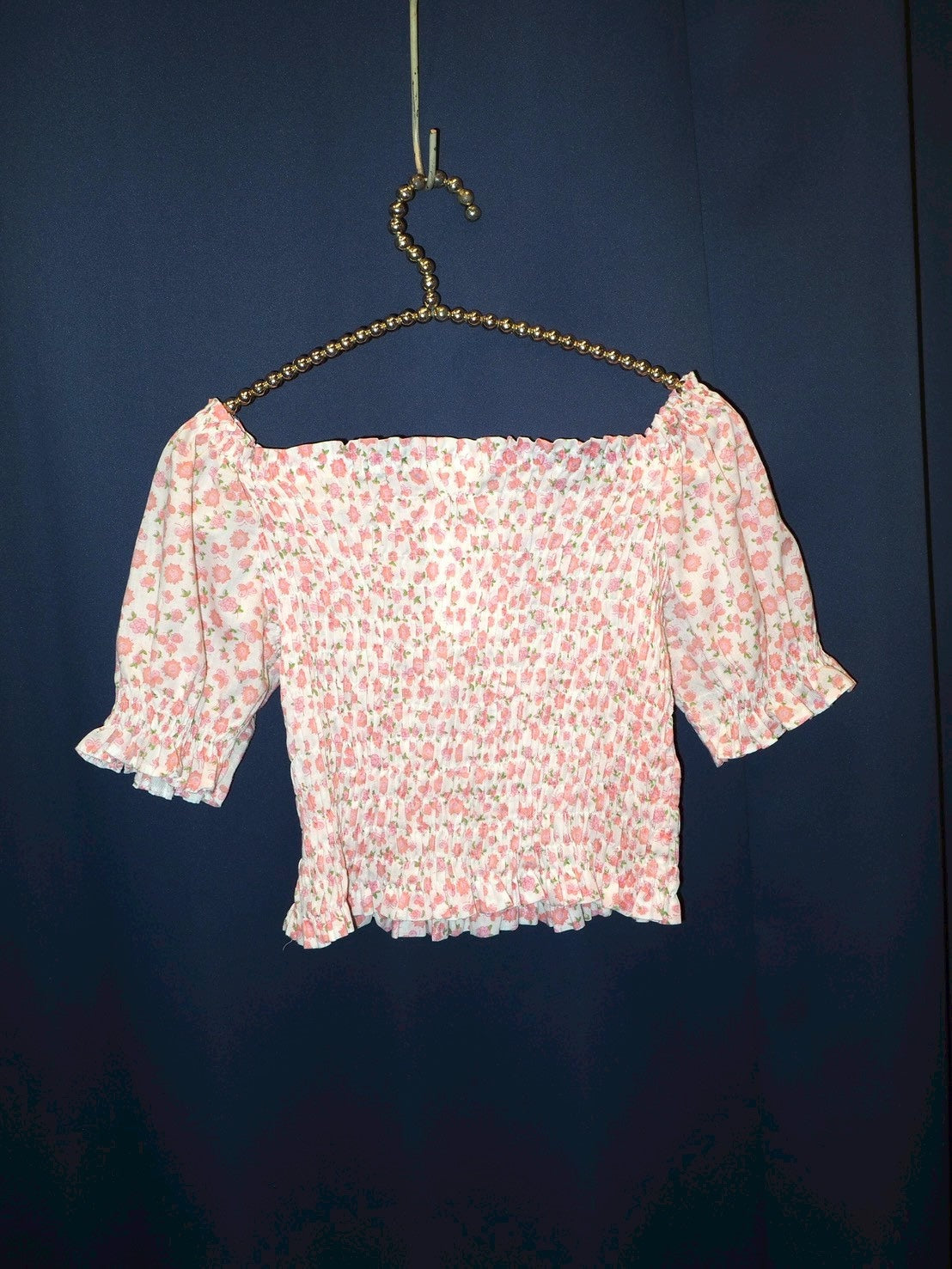 flower offshoulder tops