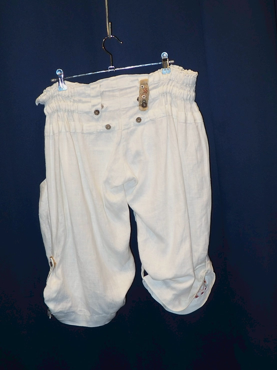 WHITE LINEN PANTS
