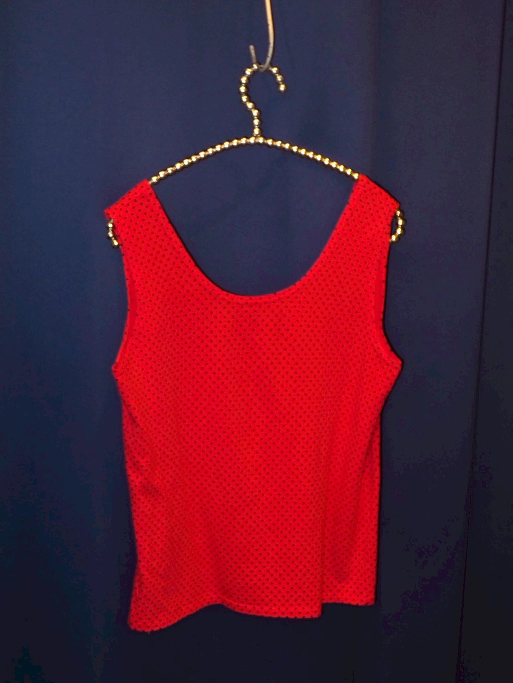 RED TANK TOP