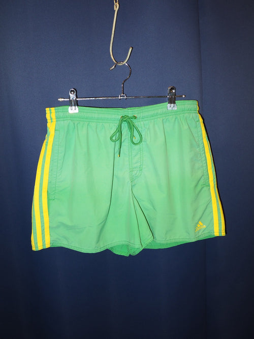adidas green  running short pants