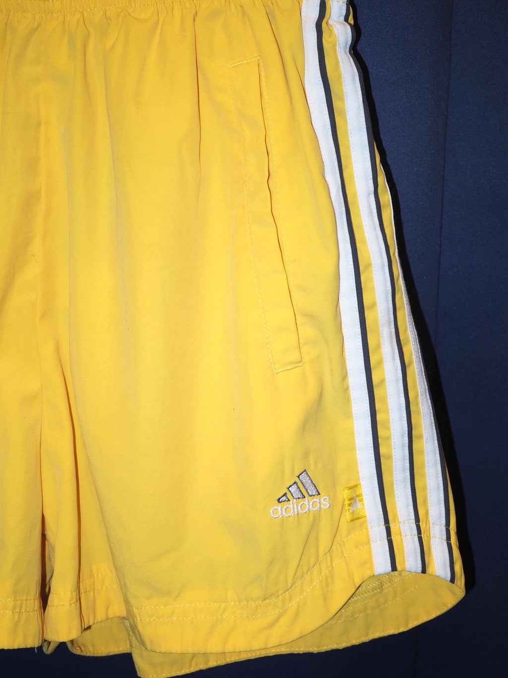 adidas yellow  running short pants