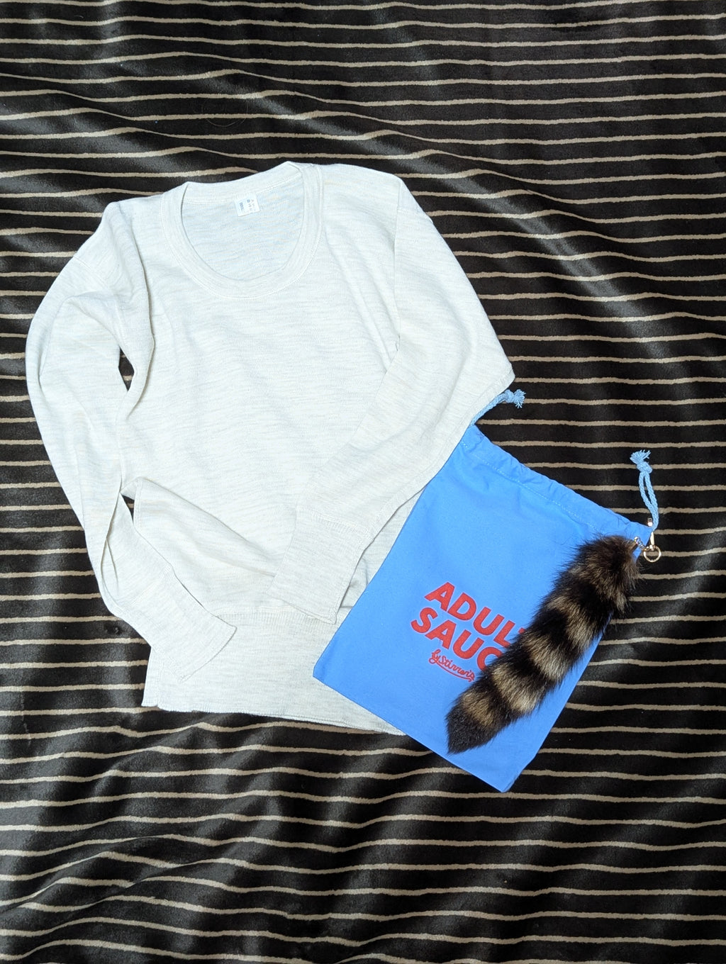 DEAD STOCK military innner wool sweat + BAG SET