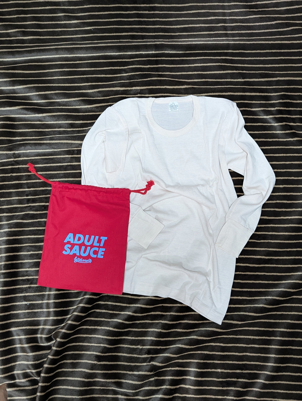 DEAD STOCK military innner longT S size + BAG SET