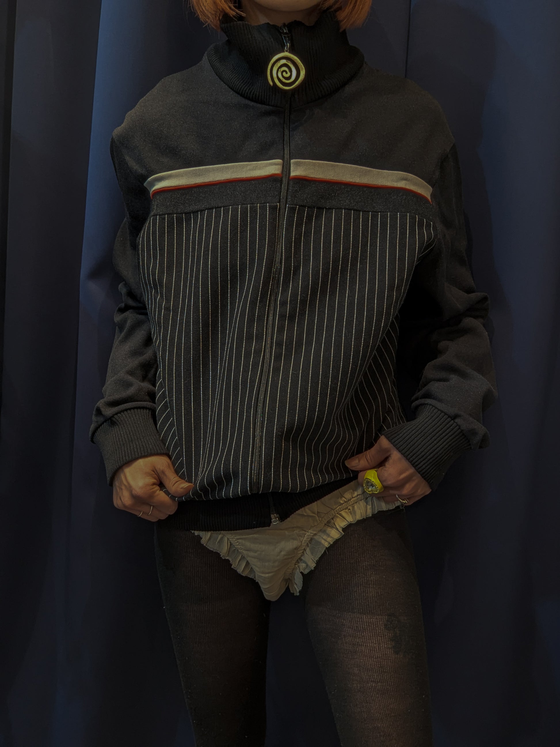 VINTAGE TRACK JACKET BLACK