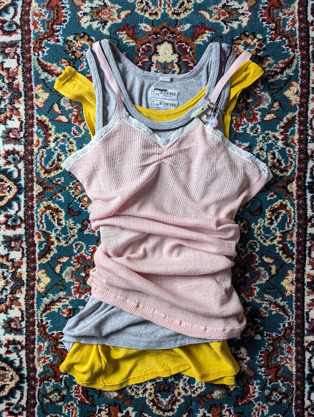 VINTAGE CAMISOLE:PALE PINK