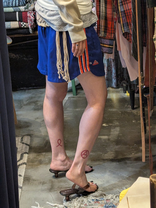 adidas blue  running short pants