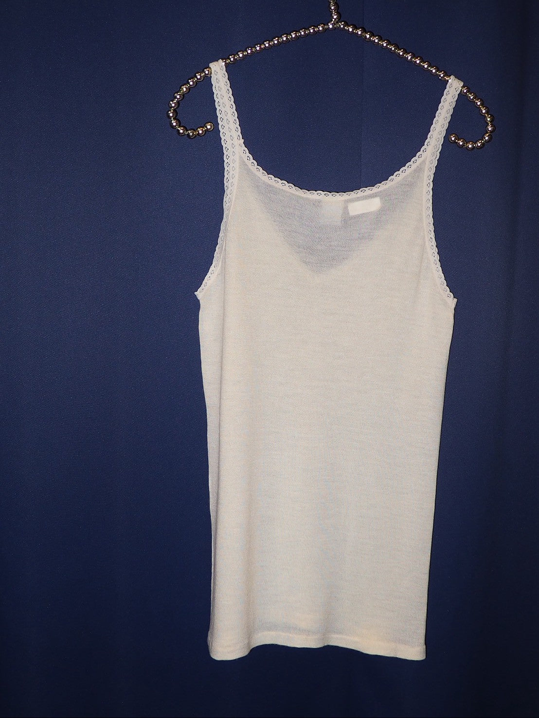 VINTAGE KNIT CREAM CAMISOLE